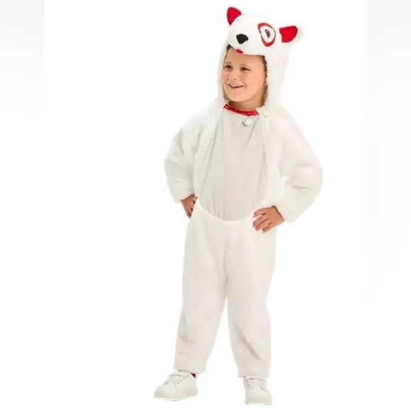 Toddler Hyde & EEK Target BULLSEYE Dog Halloween Costume Jumpsuit Size 2T-3T NWT - Picture 1 of 3